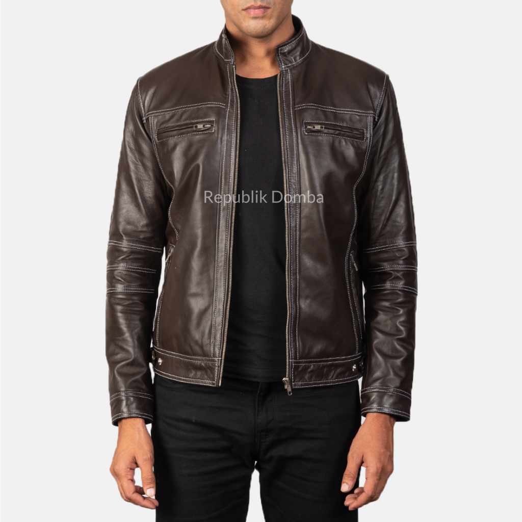 Jaket Kulit Pria Casual - PC 411
