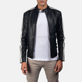 Jaket Kulit Domba Pria Casual Premium | PC 412 - Tampak Depan