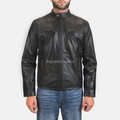 Jaket Kulit Domba Pria Casual Premium | PC 413 - Tampak Depan