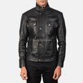 Jaket Kulit Domba Pria Casual Premium | PC 415 - Tampak Depan