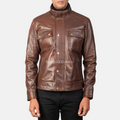 Jaket Kulit Domba Pria Casual Premium | PC 417 - Tampak Depan