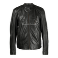 Jaket Kulit Domba Pria Casual Premium | PC 431 - Tampak Depan