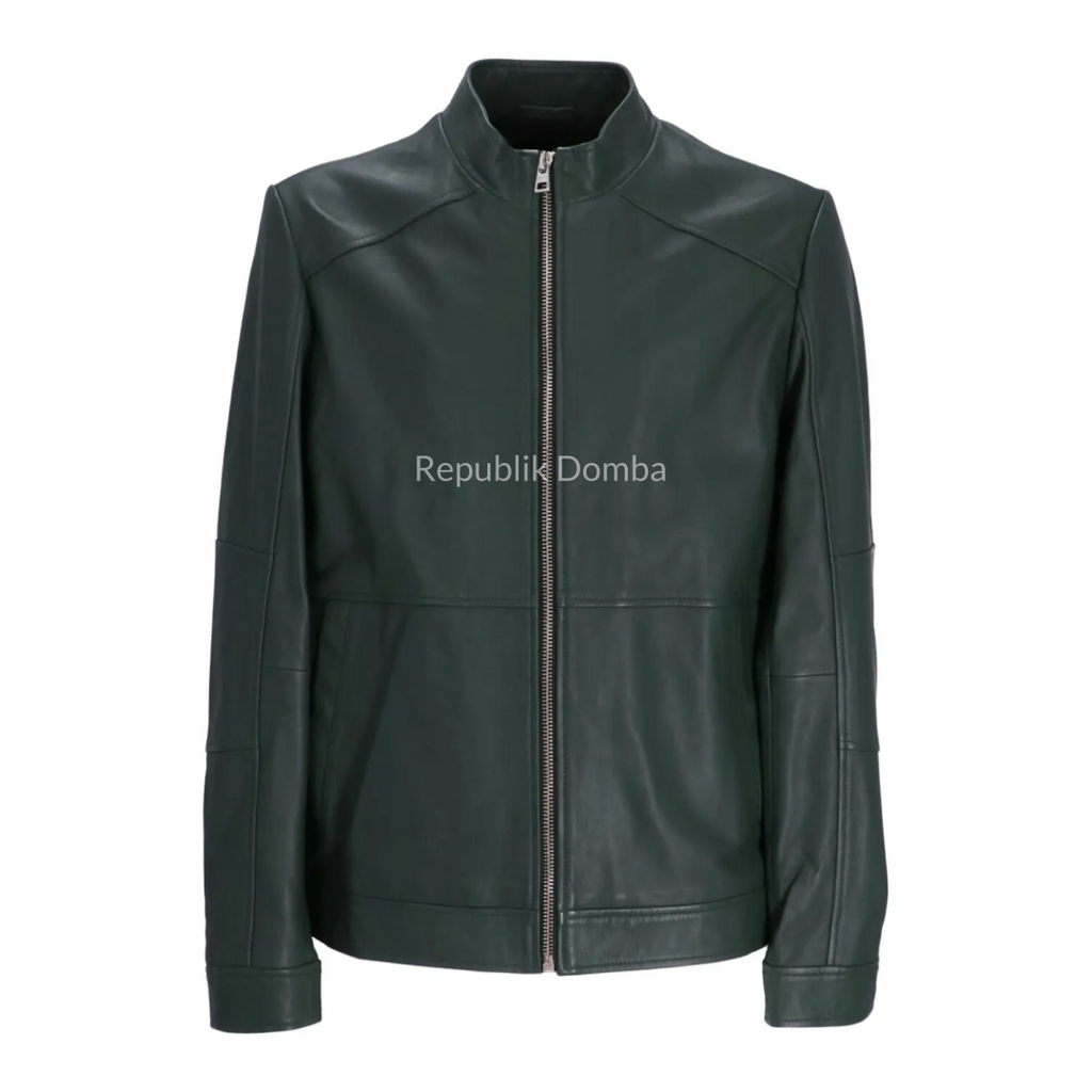 Jaket Kulit Domba Pria Casual Premium | PC 441 - Tampak Depan