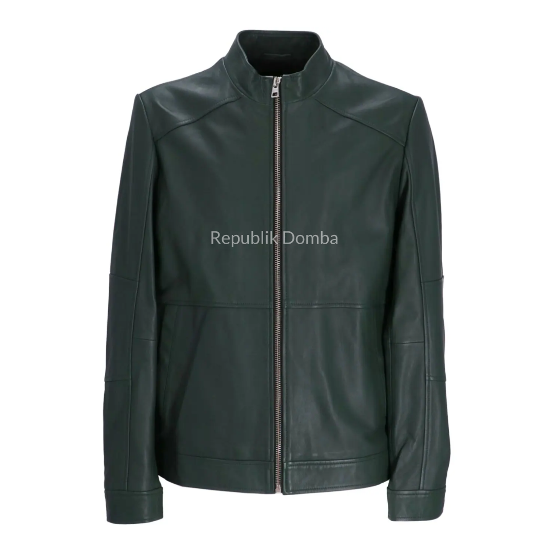 Jaket Kulit Domba Pria Casual Premium | PC 441 - Tampak Depan