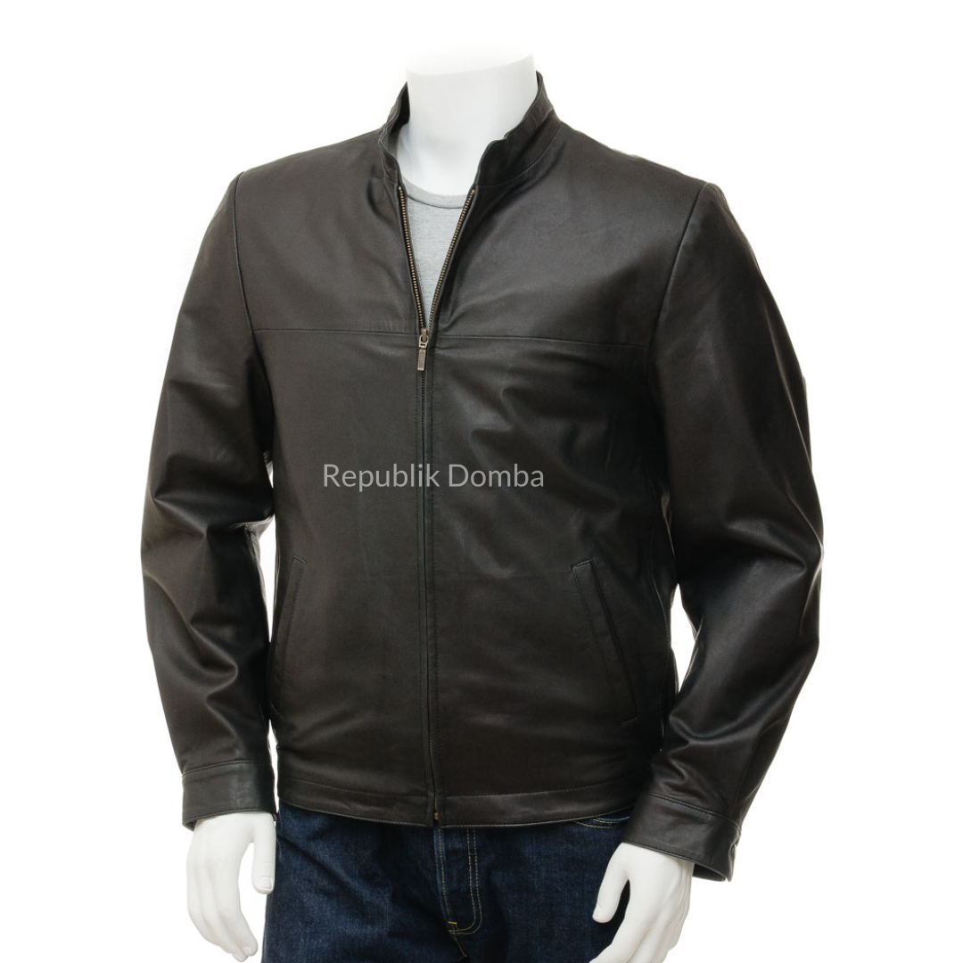 Jaket Kulit Domba Pria Casual Premium | PC 451 - Tampak Depan