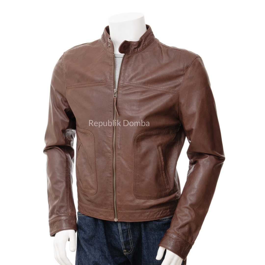 Jaket Kulit Pria Casual - PC 452