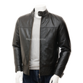 Jaket Kulit Domba Pria Casual Premium | PC 453 - Tampak Depan