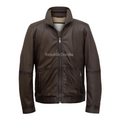 Jaket Kulit Domba Pria Casual Premium | PC 463 - Tampak Depan