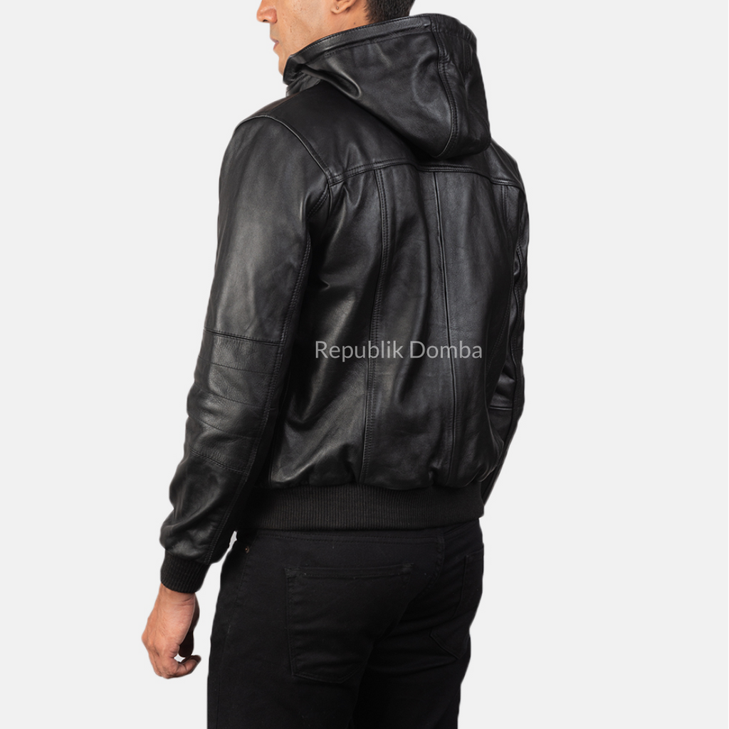 Jaket Kulit Pria Bomber - PCB 113