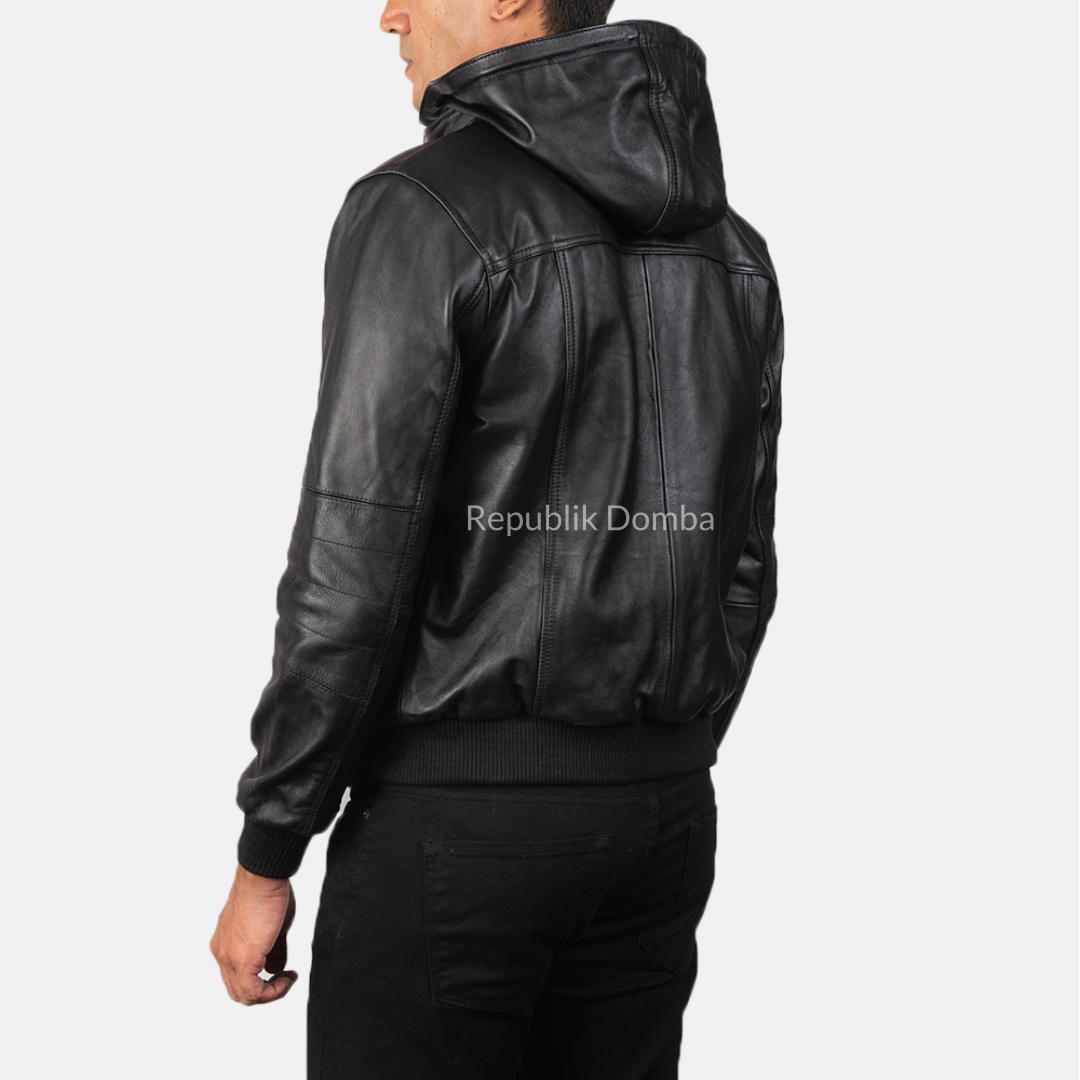 Jaket Kulit Pria Bomber - PCB 113