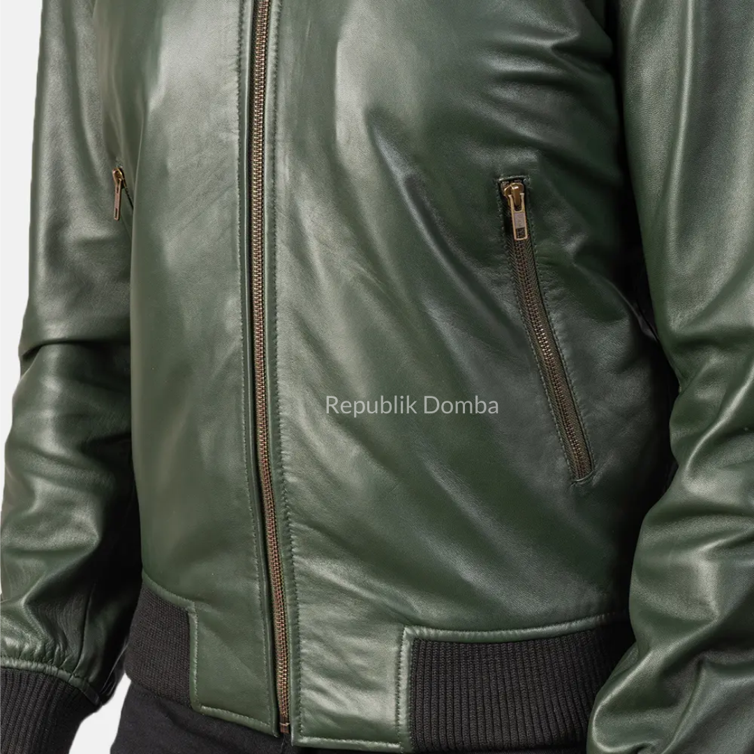 Jaket Kulit Pria Bomber - PCB 114