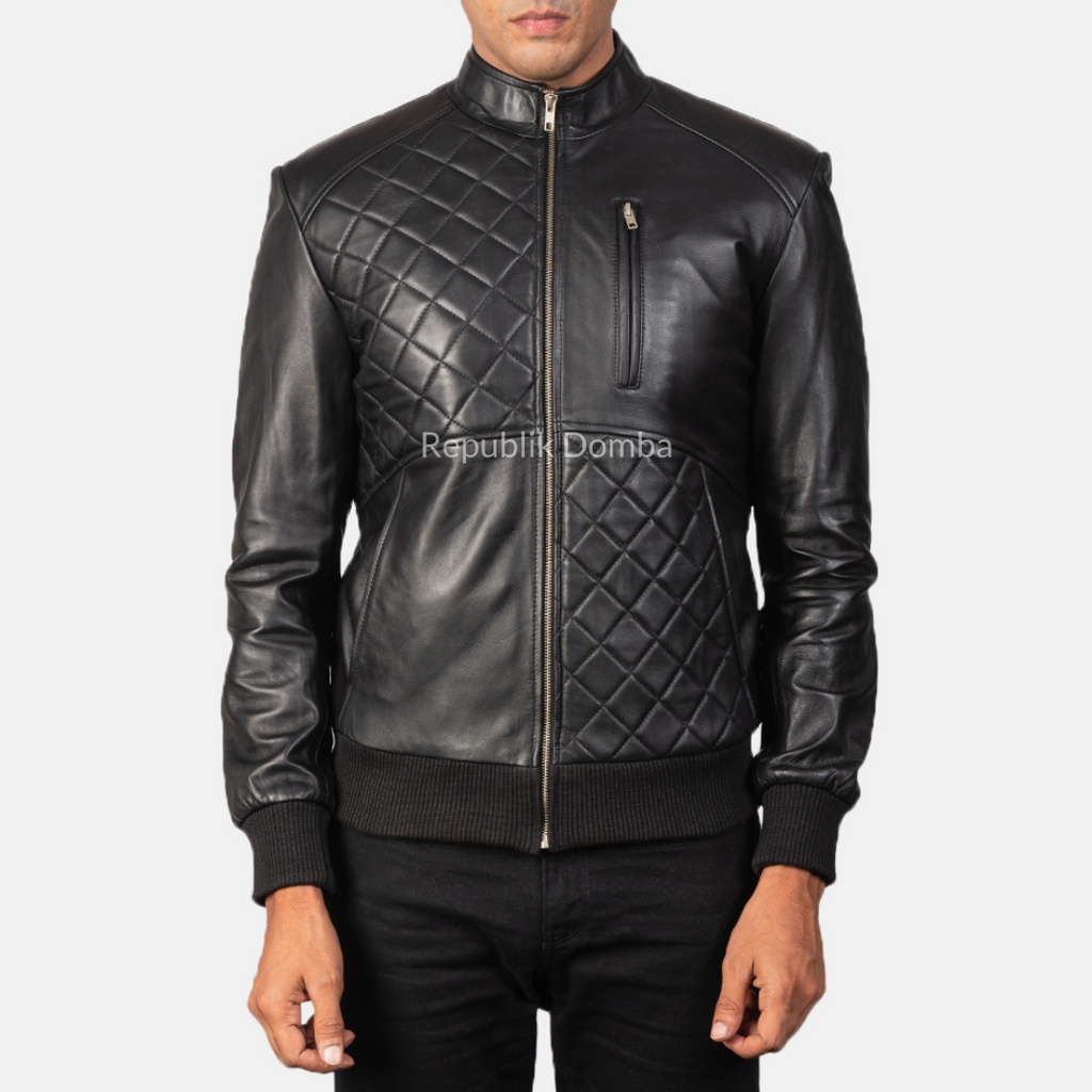 Jaket Kulit Pria Bomber - PCB 116