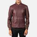 Jaket Kulit Pria Bomber - PCB 407