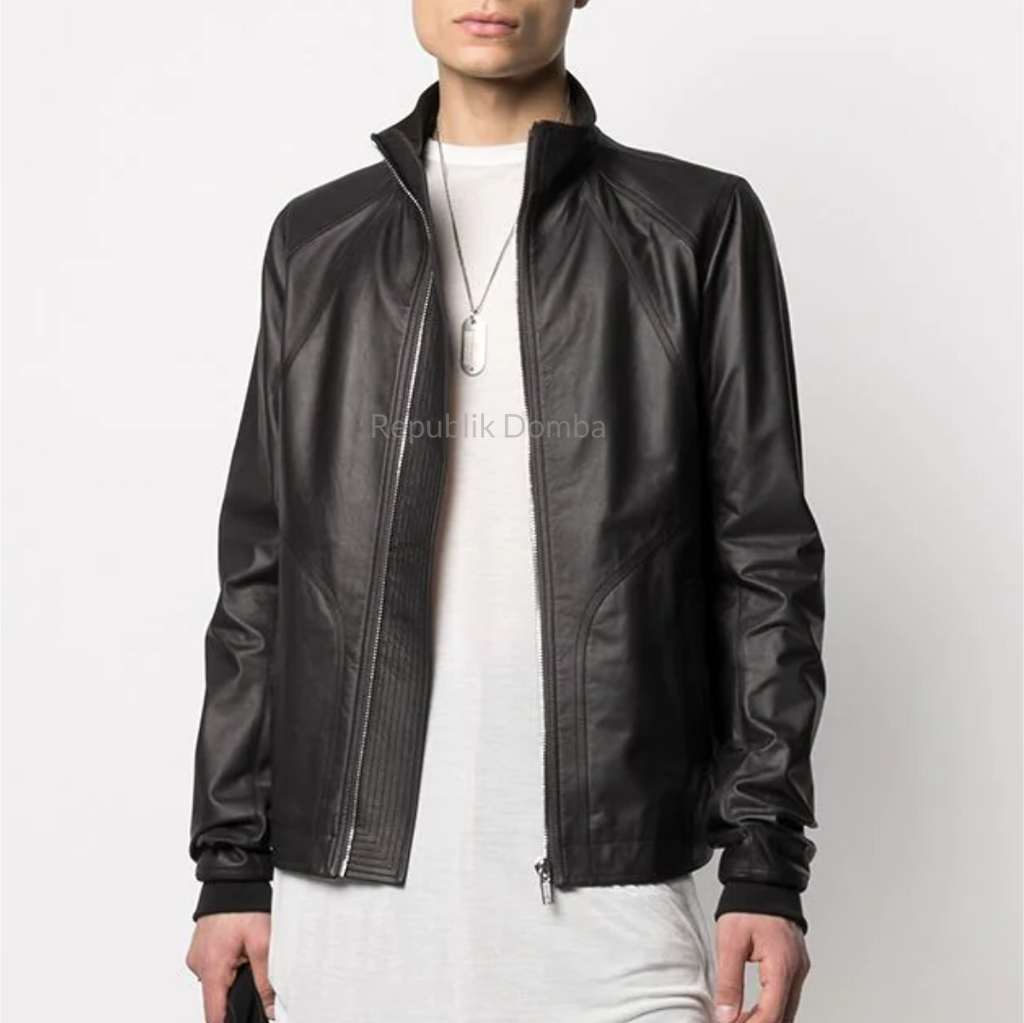 Jaket Kulit Pria Bomber - PCB 445