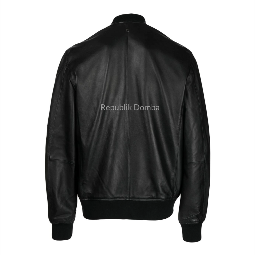 Jaket Kulit Pria Bomber - PCB 451