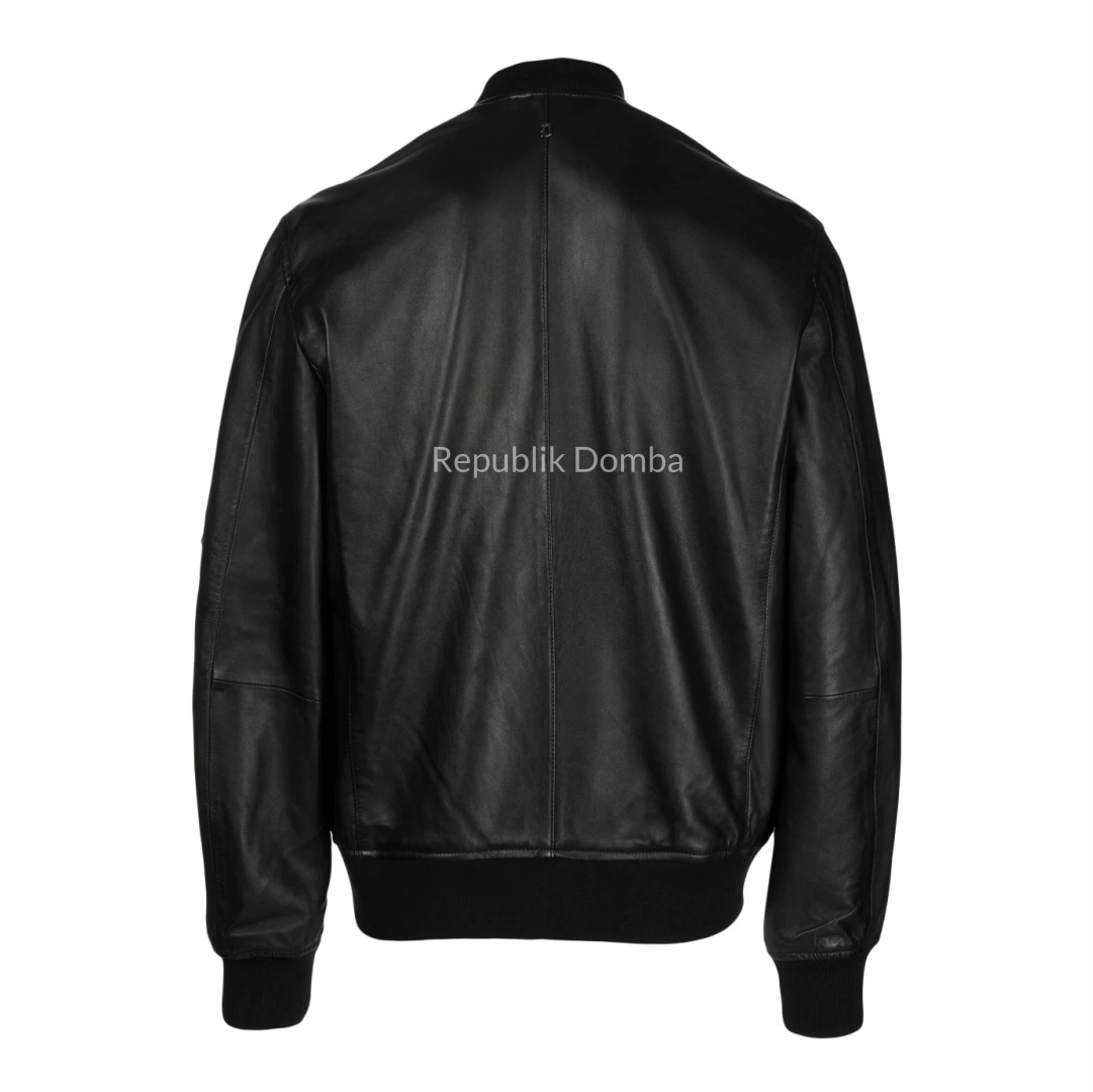 Jaket Kulit Pria Bomber - PCB 451