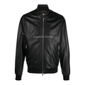 Jaket Kulit Pria Bomber - PCB 461