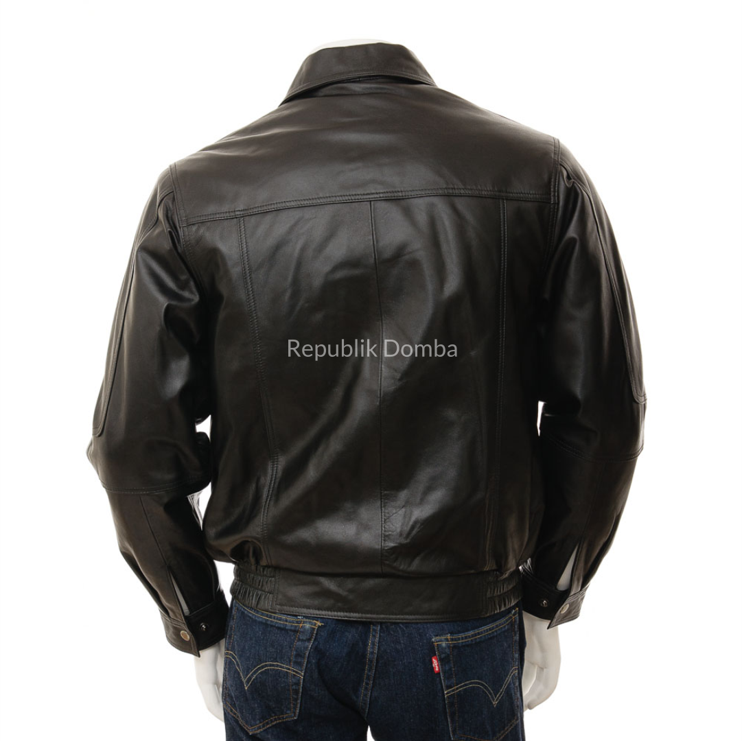 Jaket Kulit Pria Bomber - PCB 464