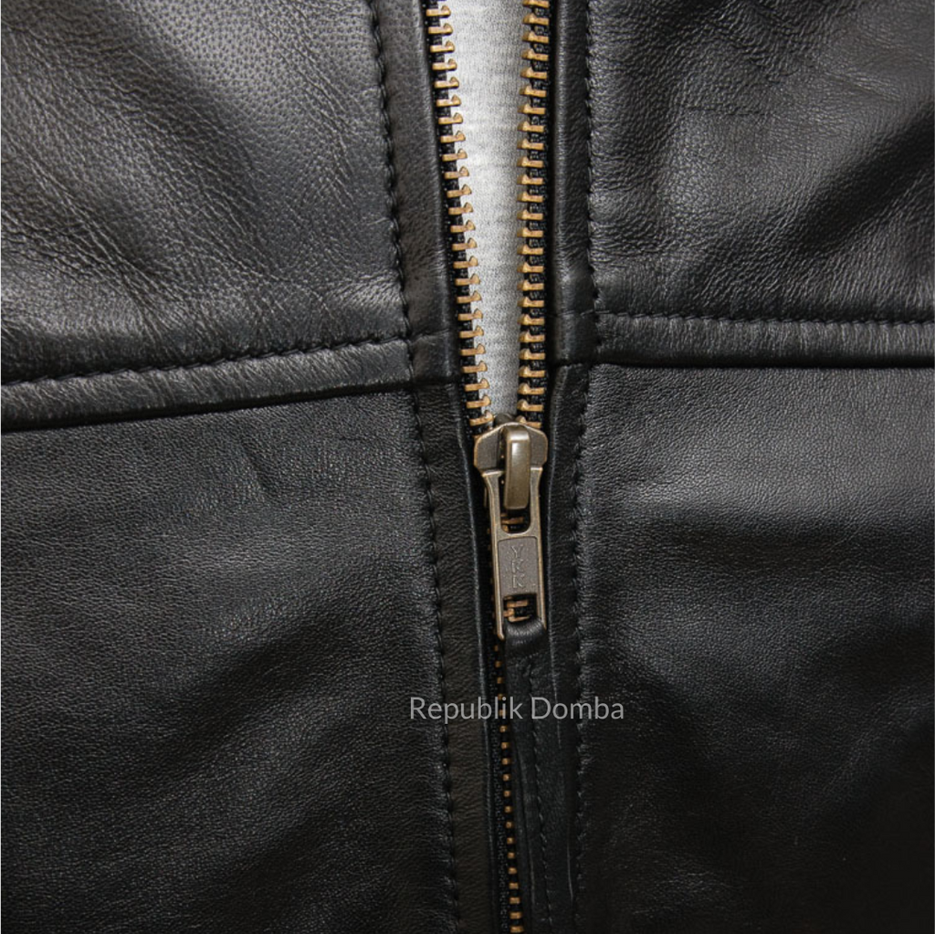 Jaket Kulit Pria Bomber - PCB 466
