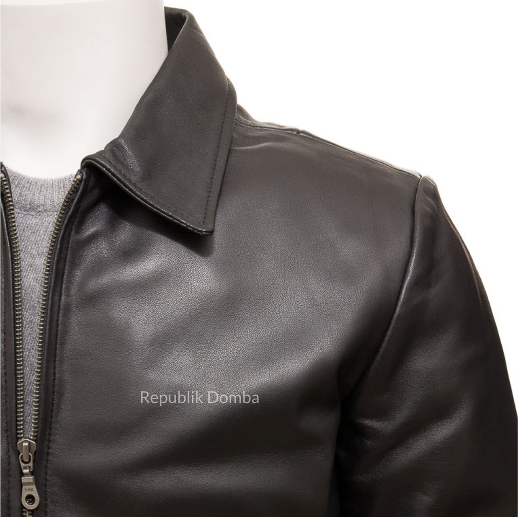 Jaket Kulit Pria Bomber - PCB 467