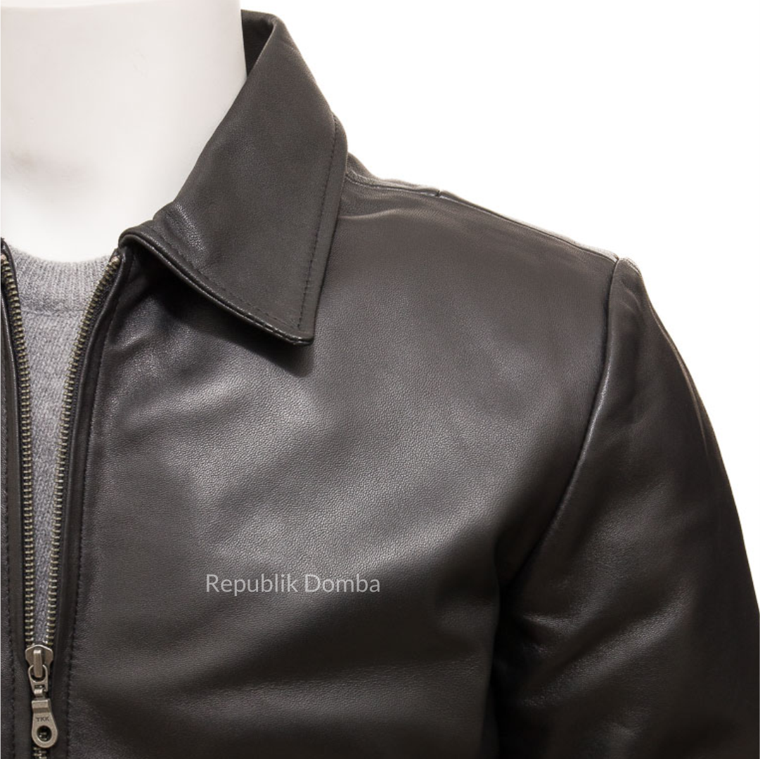 Jaket Kulit Pria Bomber - PCB 467