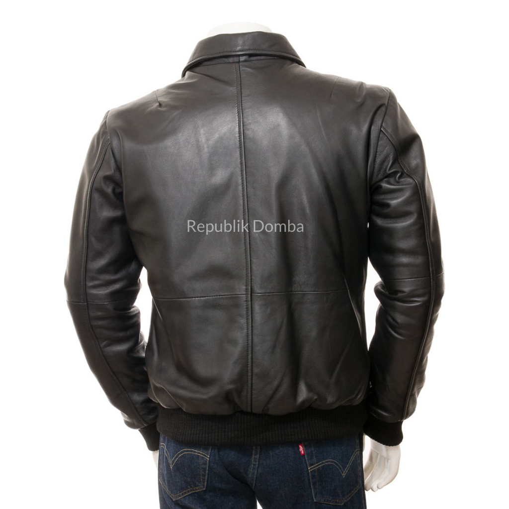 Jaket Kulit Pria Bomber - PCB 467