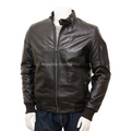 Jaket Kulit Domba Pria Bomber Premium | PCB 479 - Tampak Depan