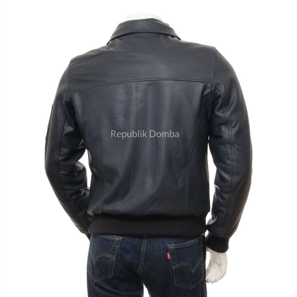 Jaket Kulit Pria Bomber - PCB 481