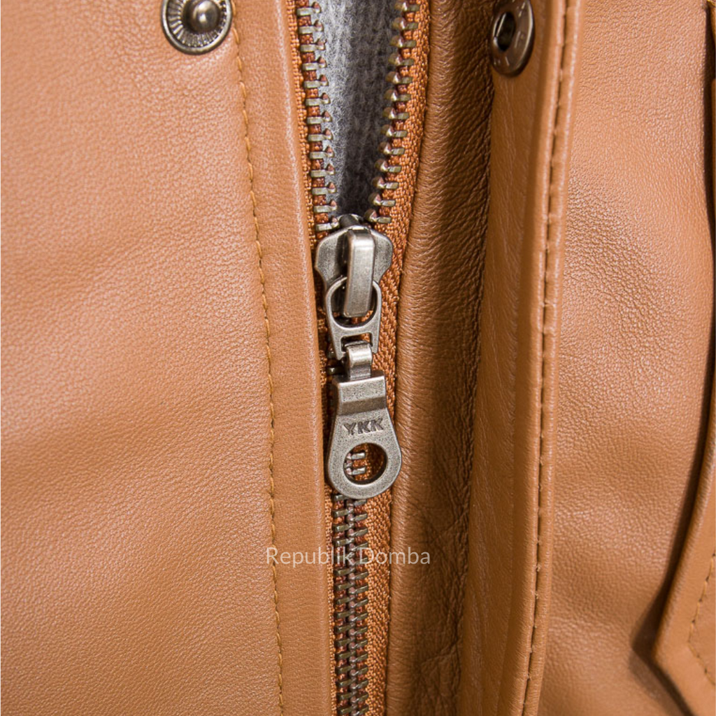 Jaket Kulit Pria Bomber - PCB 484