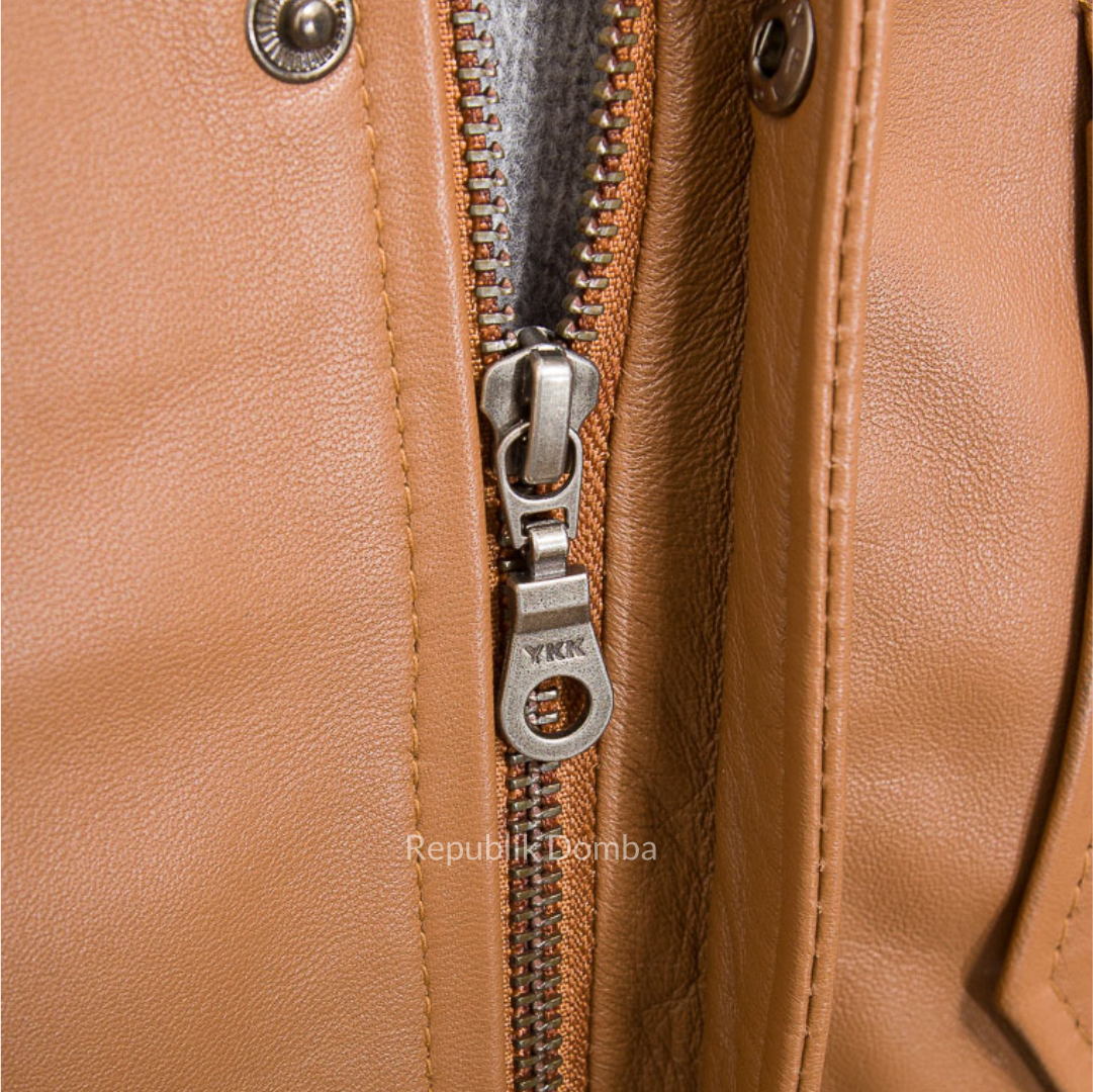 Jaket Kulit Pria Bomber - PCB 484