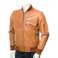 Jaket Kulit Pria Bomber - PCB 486