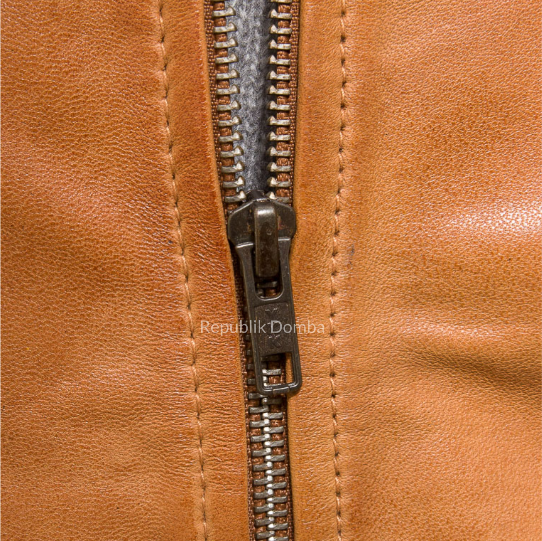 Jaket Kulit Pria Bomber - PCB 486