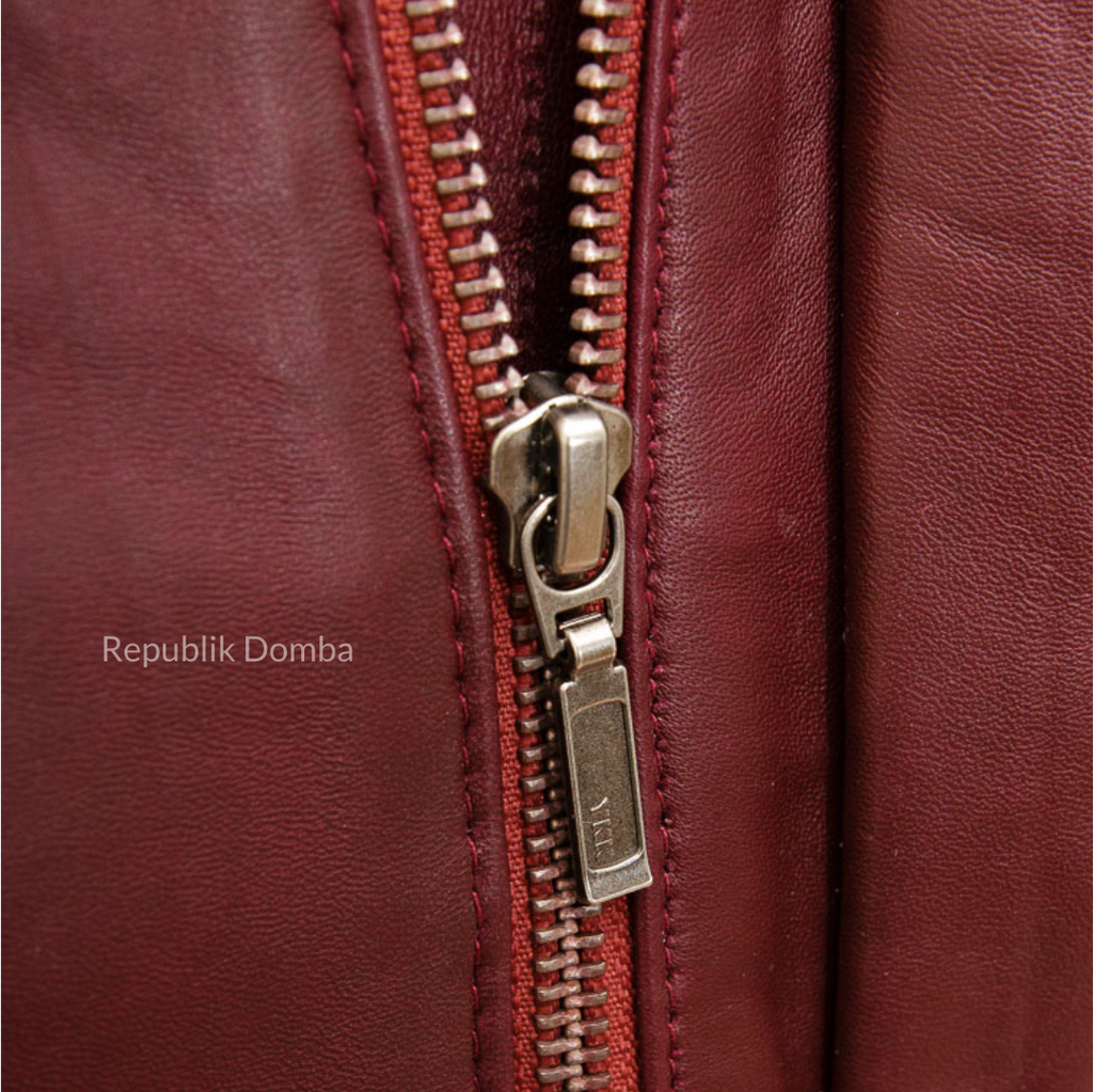 Jaket Kulit Pria Bomber - PCB 487