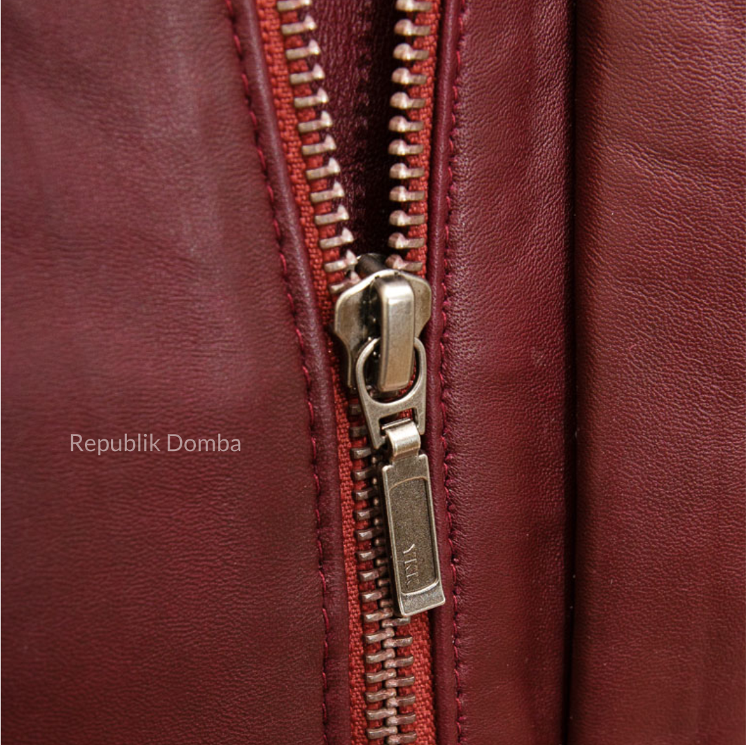 Jaket Kulit Pria Bomber - PCB 487