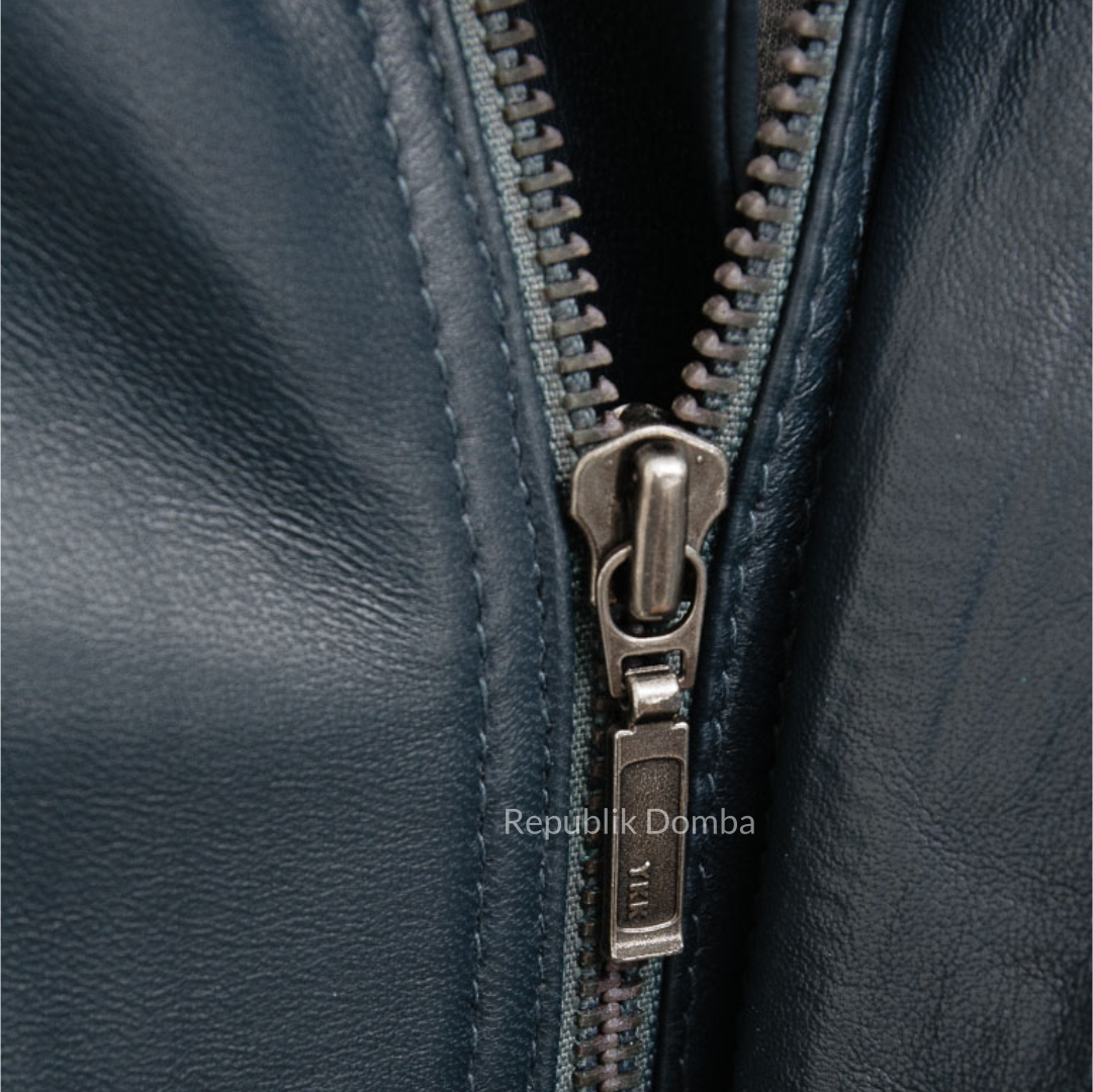 Jaket Kulit Pria Bomber - PCB 488