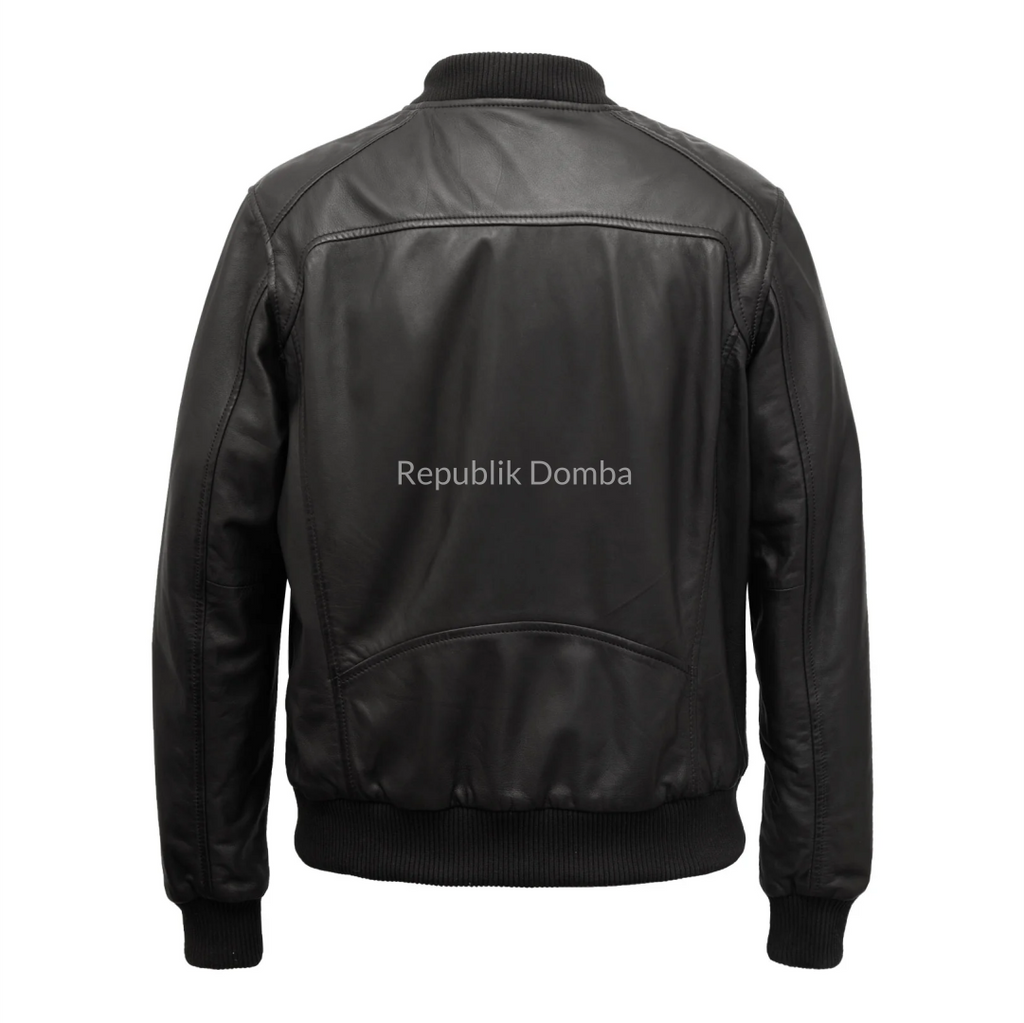 Jaket Kulit Pria Bomber - PCB 490