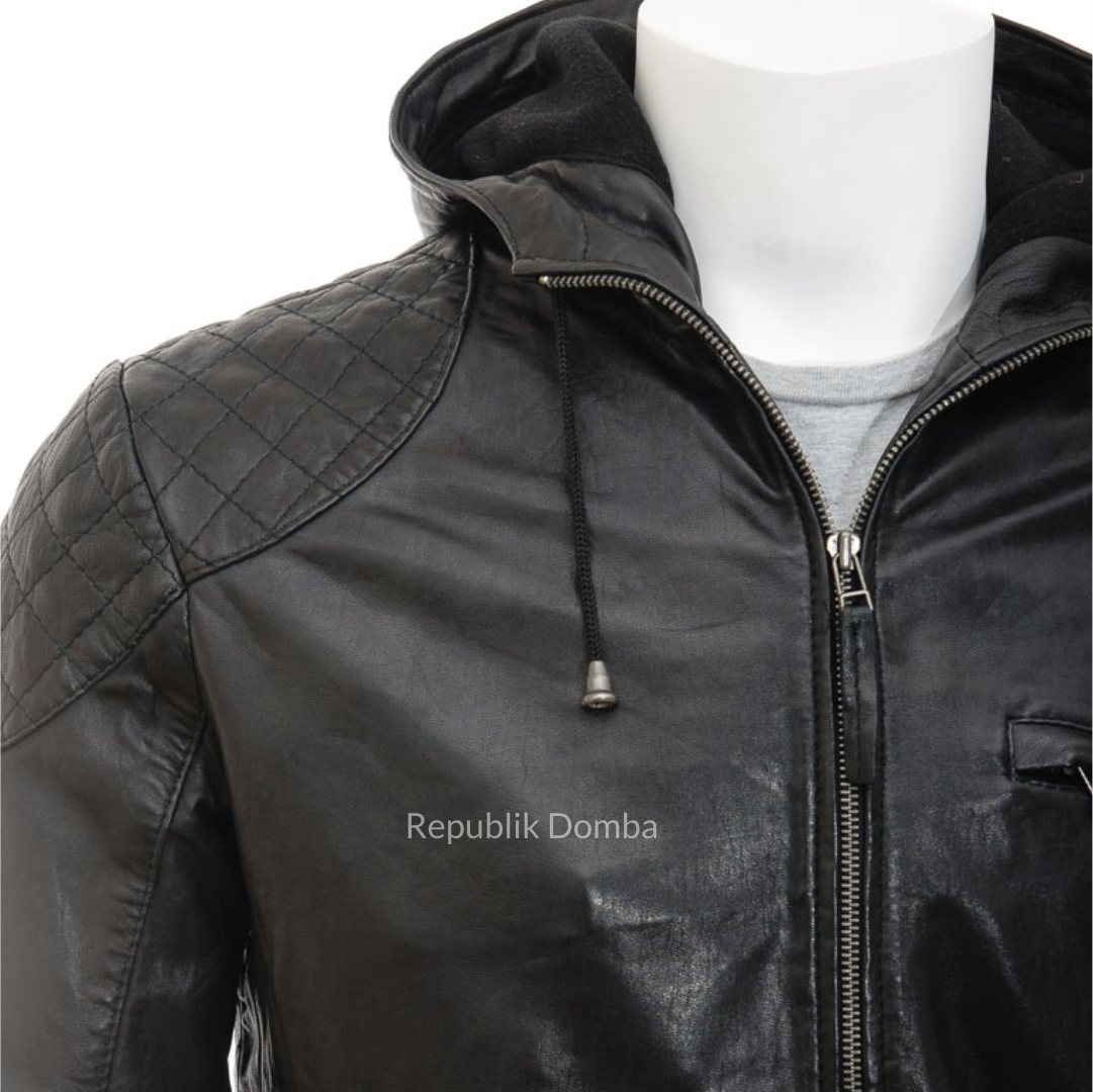 Jaket Kulit Pria Hodie - PCH 410 - Tampak Samping