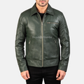 Jaket Kulit Domba Pria Formal Premium | PF 404 - Tampak Depan