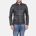 Jaket Kulit Domba Pria Formal Premium | PF 413 - Tampak Depan