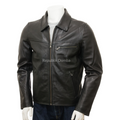 Jaket Kulit Domba Pria Formal Premium | PF 425 - Tampak Depan