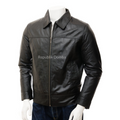 Jaket Kulit Domba Pria Formal Premium | PF 428 - Tampak Depan