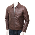 Jaket Kulit Domba Pria Formal Premium | PF 430 - Tampak Depan