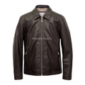 Jaket Kulit Domba Pria Formal Premium | PF 441 - Tampak Depan