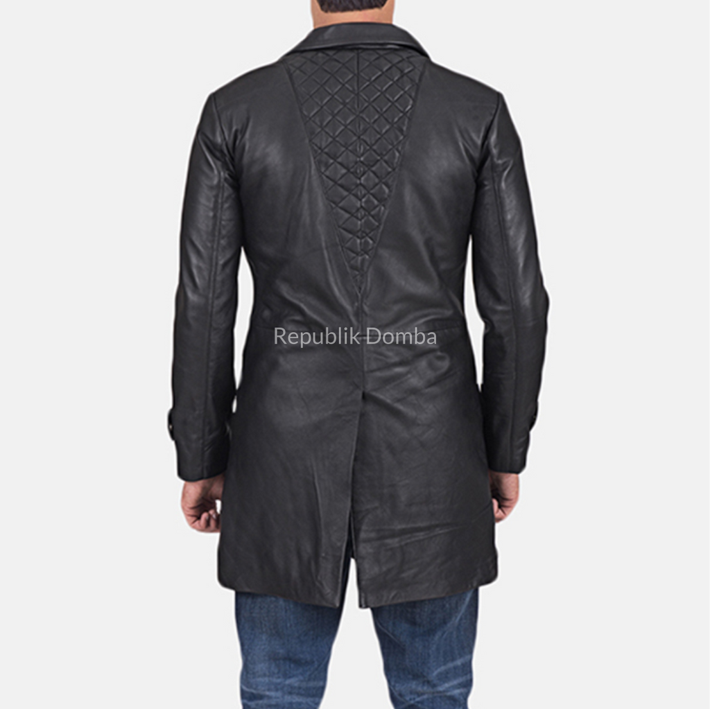 Blazer Kulit Pria - PJ 409 - Detail Hardware dan Jahitan
