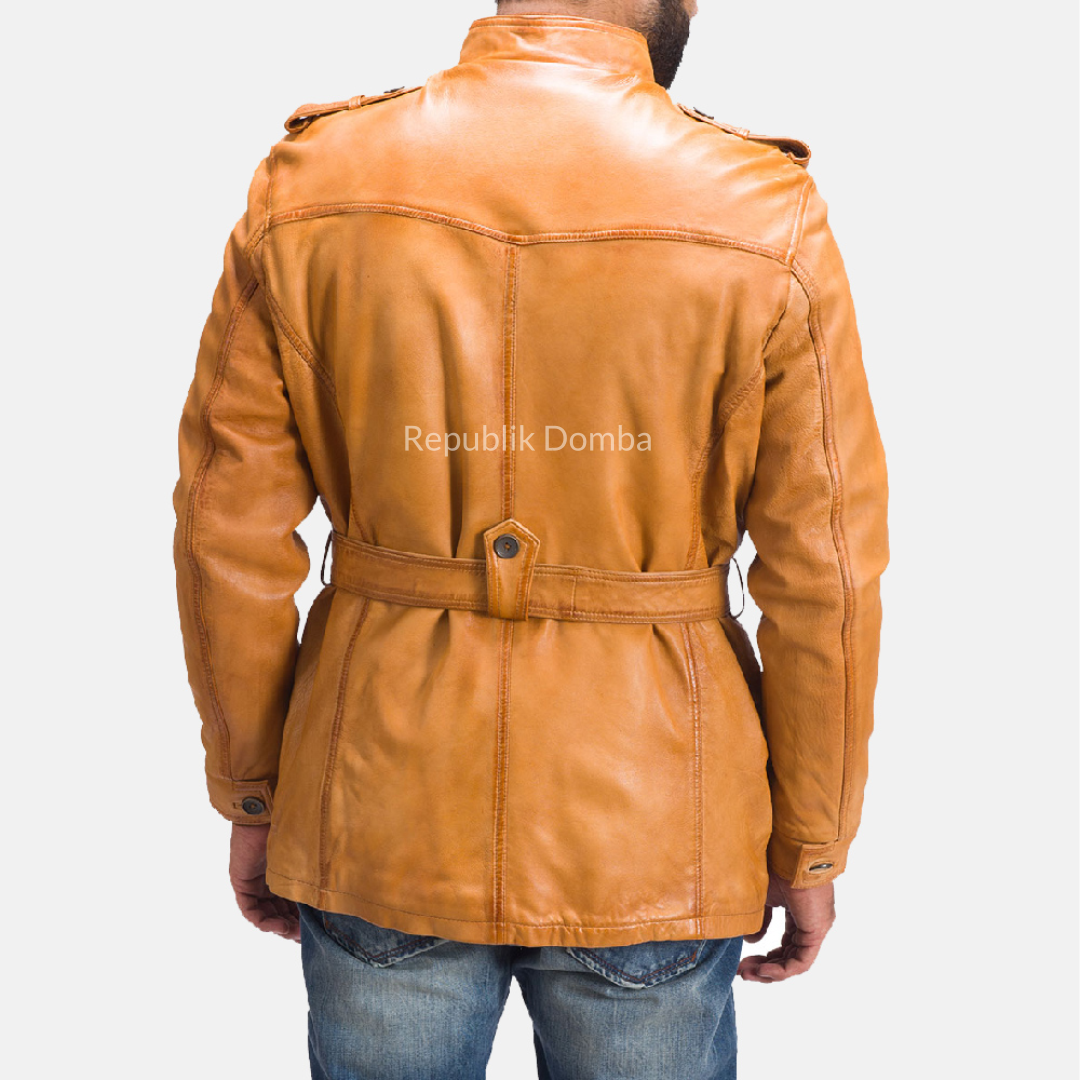 Jaket Kulit Pria Safari - PJS 105 - Foto 6