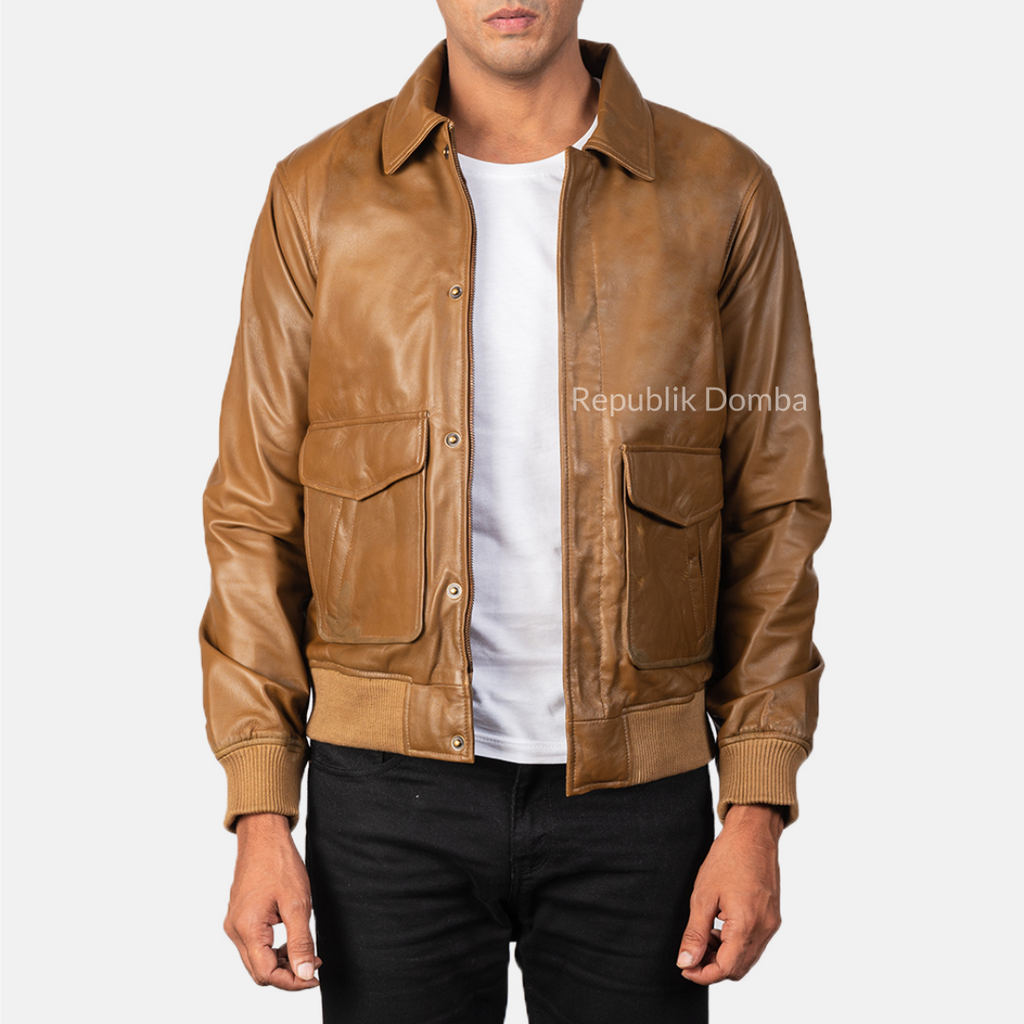 Jaket Kulit Pria Pilot - PP 401
