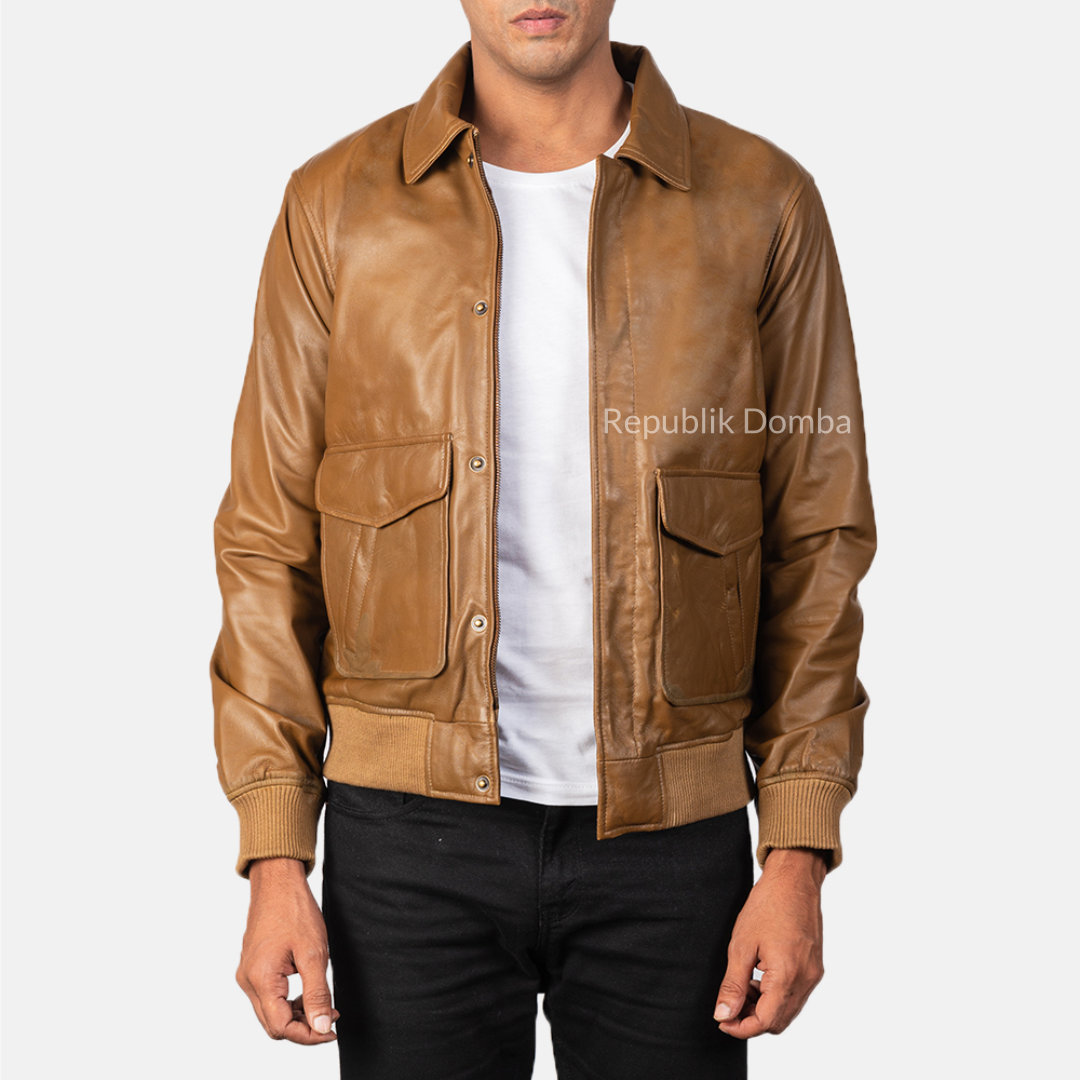 Jaket Kulit Pria Pilot - PP 401