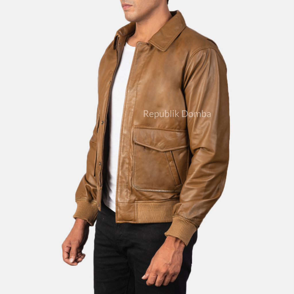 Jaket Kulit Pria Pilot - PP 401