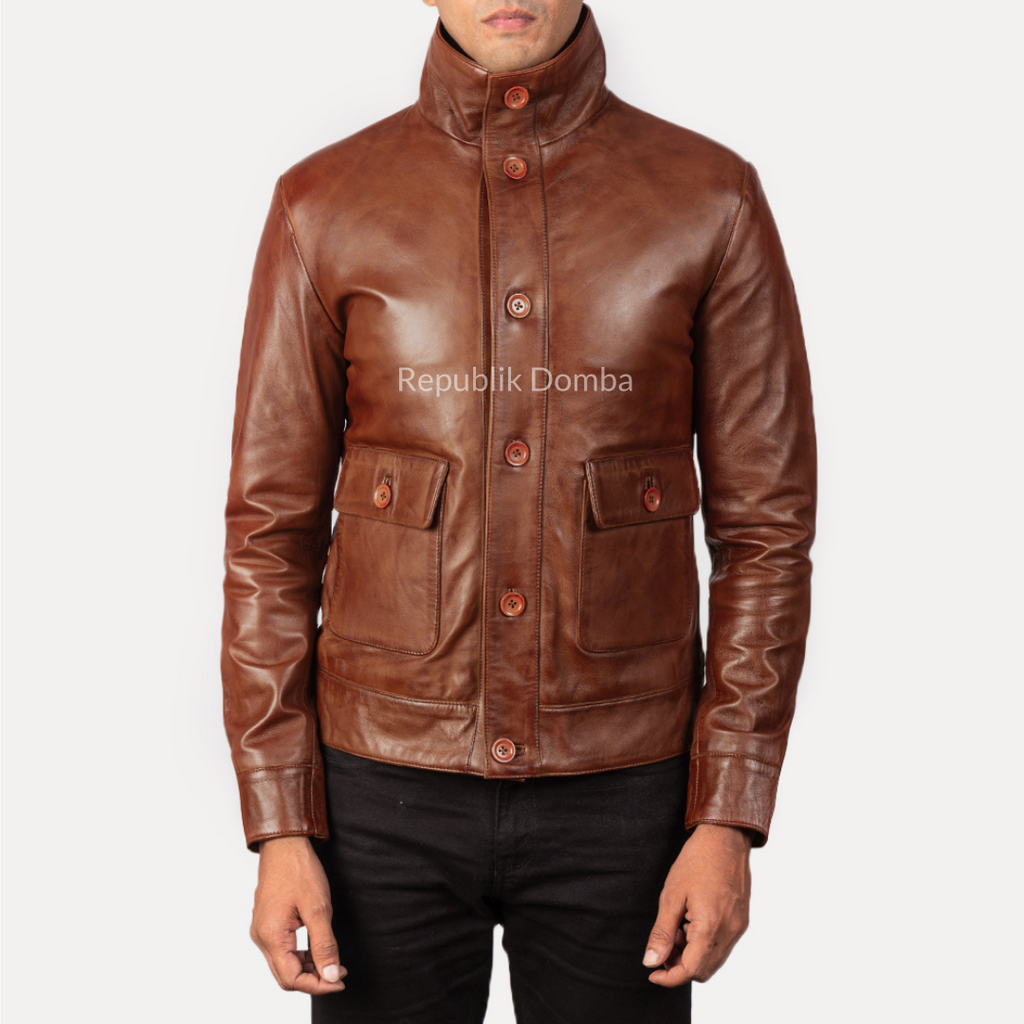 Jaket Kulit Pria Pilot - PP 402