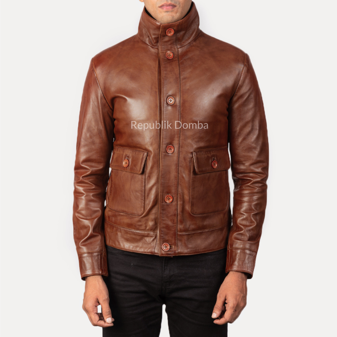 Jaket Kulit Pria Pilot - PP 402